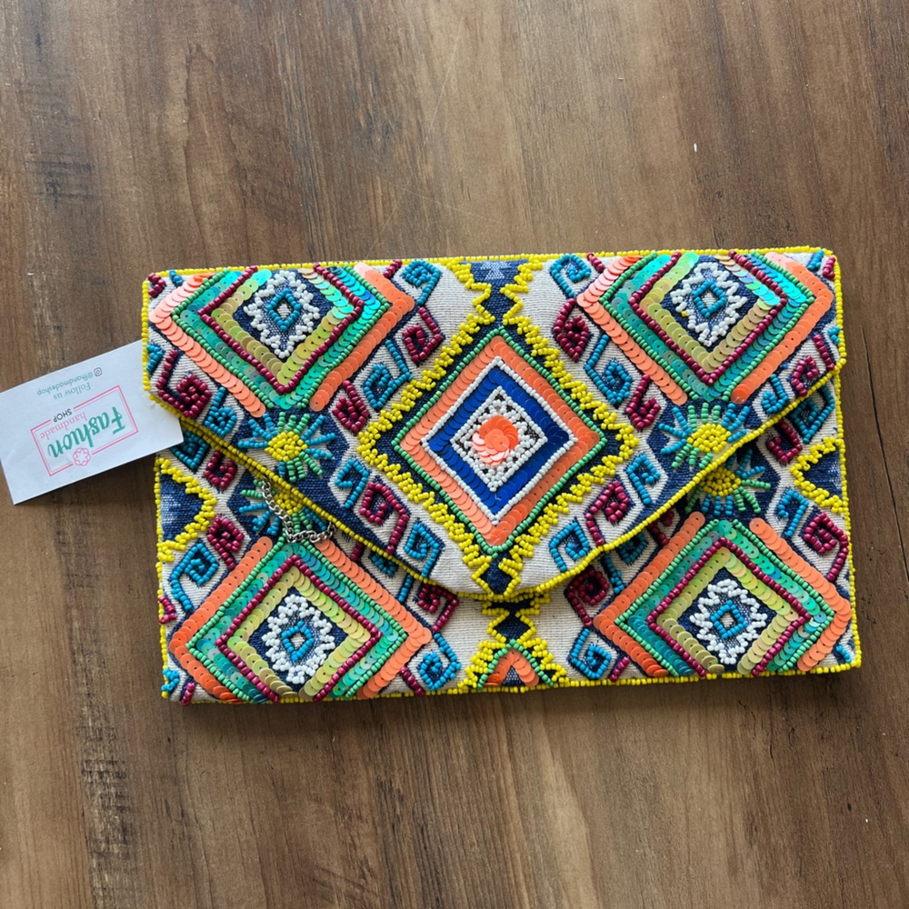 Brand new handmade clutch